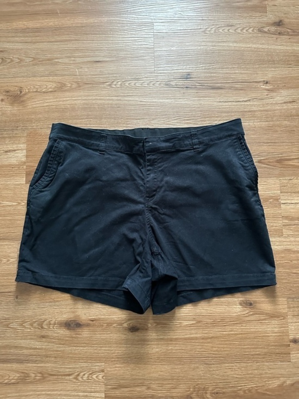Lane Bryant Black Casual Bermuda Shorts